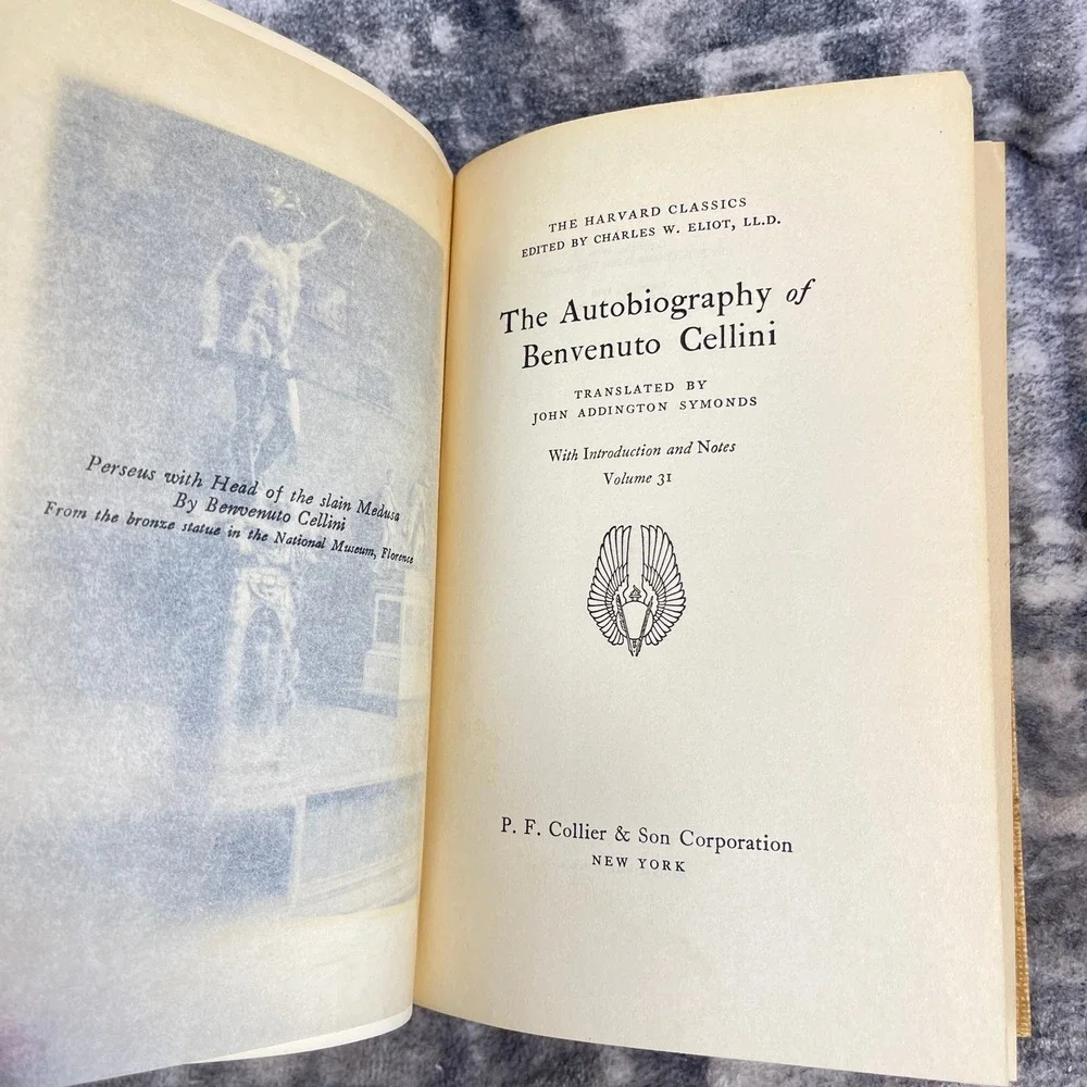 Harvard Classics Vol 31 Autobiography Benvenuto Cellini‎ Collier Scholarcore